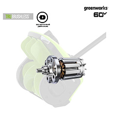 Greenworks GD60SS2 с АКБ 5 А.ч., без ЗУ