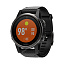 Часы с GPS Garmin Fenix 5S Sapphire черные с черным ремешком