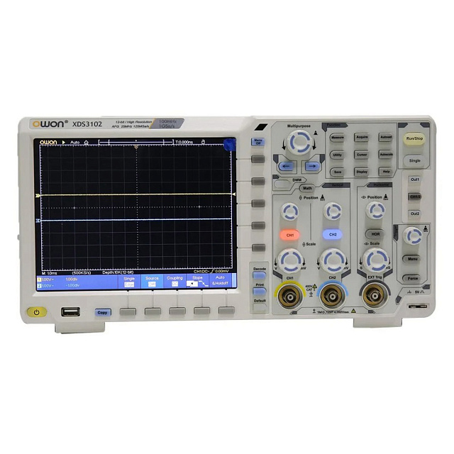 OWON XDS3102 - цифровой осциллограф