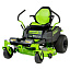 Райдер с нулевым радиусом разворота Greenworks GC82ZT107 82V (107 см) бесщеточный аккумуляторный с 6хАКБ 8 Ач + ЗУ GС82СР600