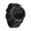 Часы Garmin Fenix 5 Sapphire черные с черным ремешком